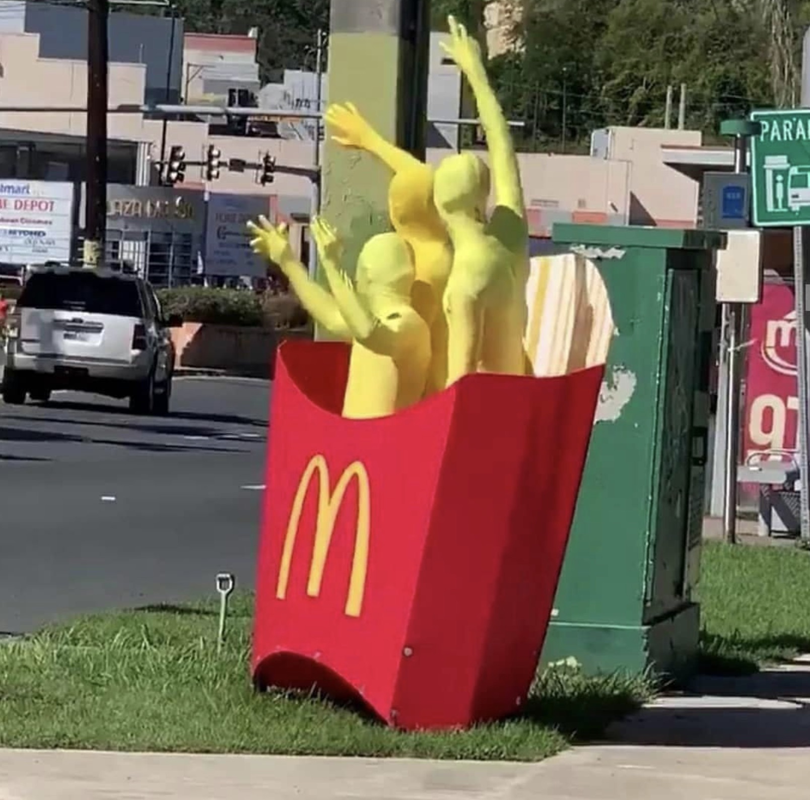 cursed mcdonalds fries - mart Depot 3 m Para